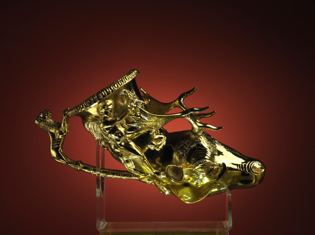 deer head rhyton replica for sale